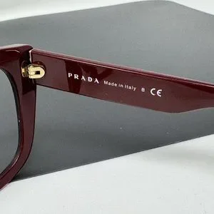 Prada | Accessories | Prada Burgundy Sunglasses Frame Only  display picture 3